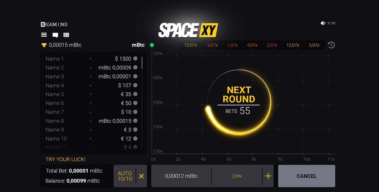 How To Bet SpaceXY Slot.